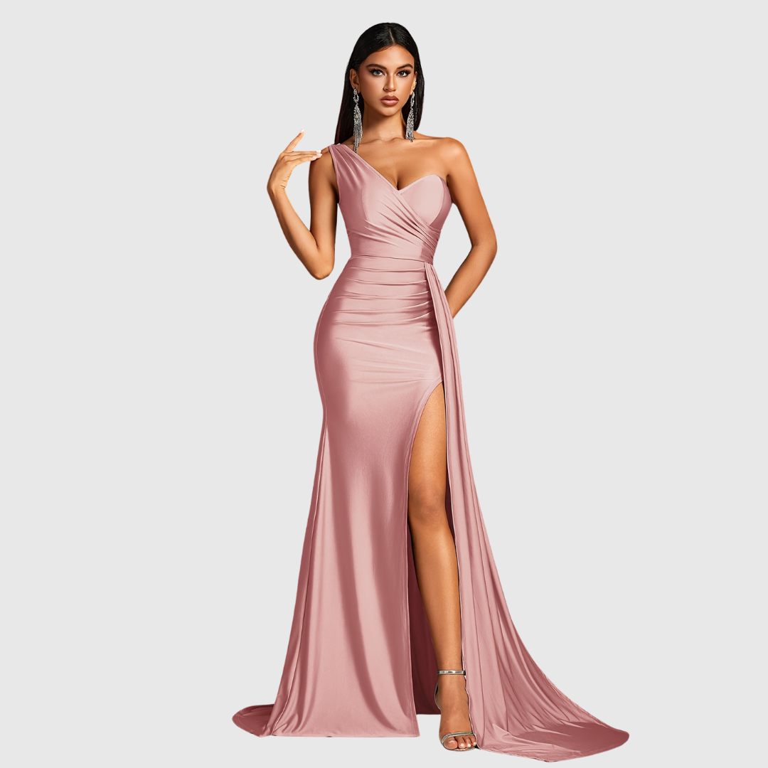 Selvyna | One-Shoulder Mermaid Gown