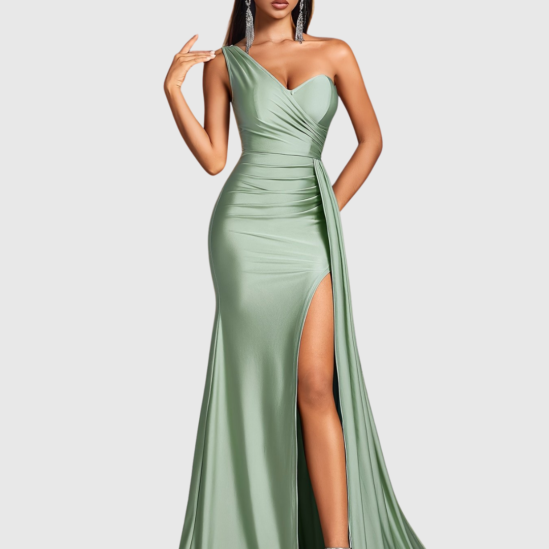 Selvyna | One-Shoulder Mermaid Gown