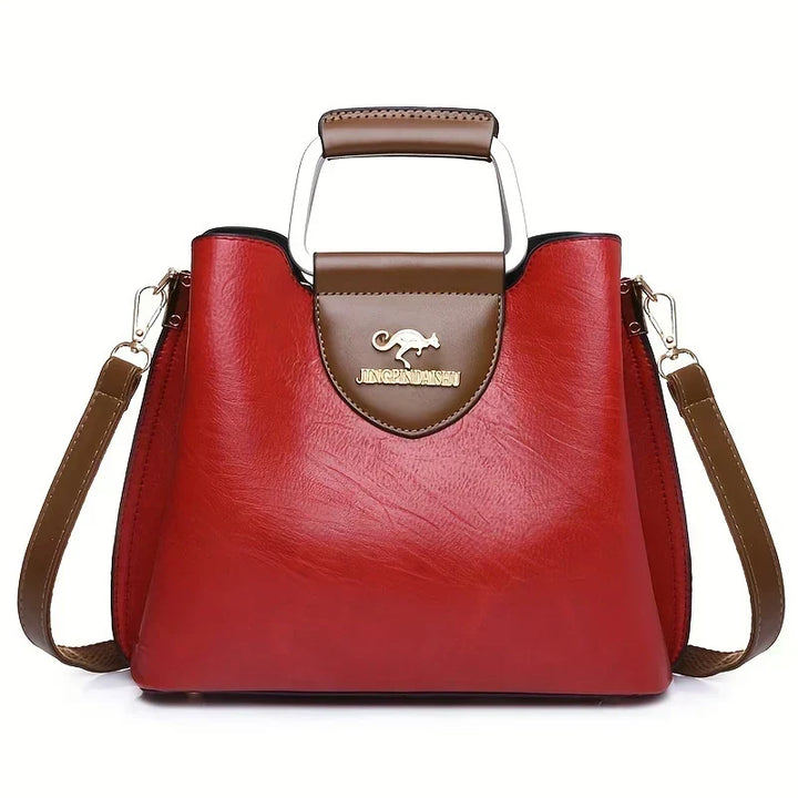 Isabella - Chic Leather Bucket Bag