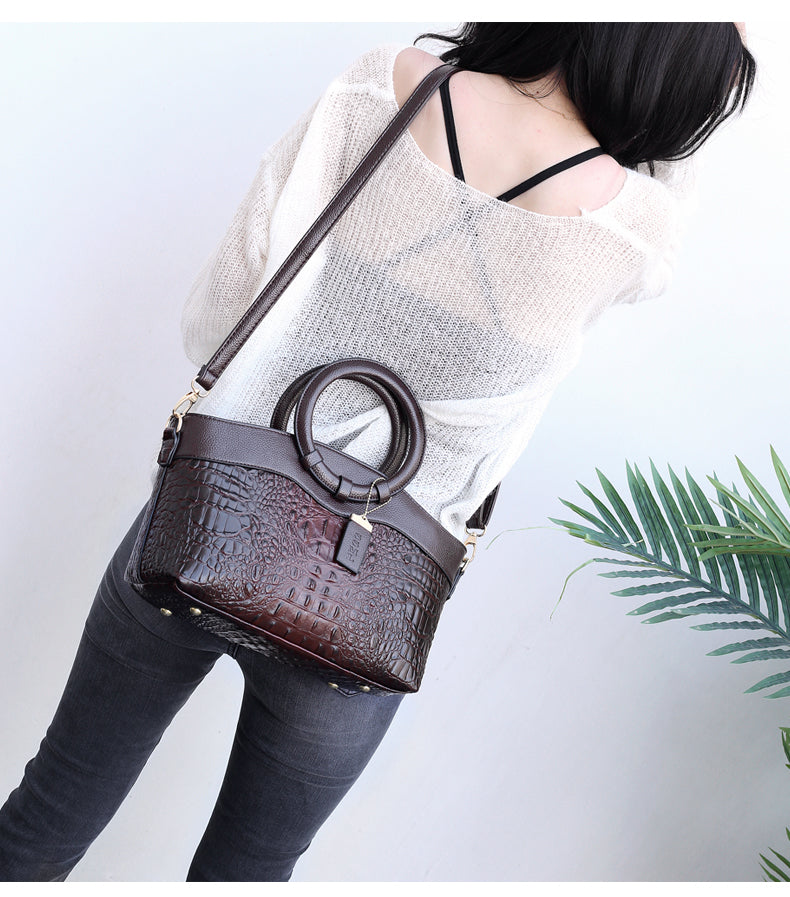 Frances - Classic Heritage Leather Shoulder Bag