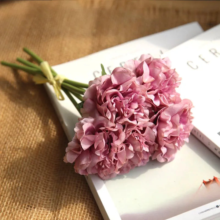 Silk Hydrangeas Flowers for Home Decoration