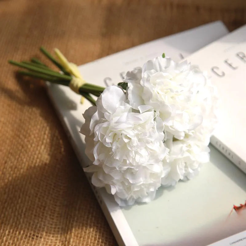 Silk Hydrangeas Flowers for Home Decoration