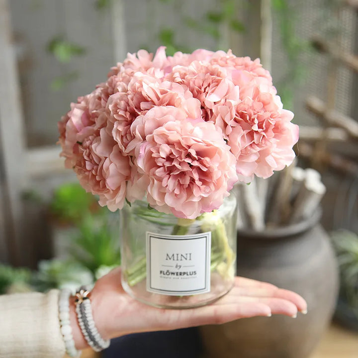 Silk Hydrangeas Flowers for Home Decoration