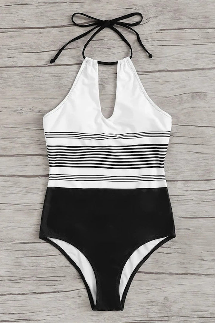 Halter Neck Swimsuit with Padding