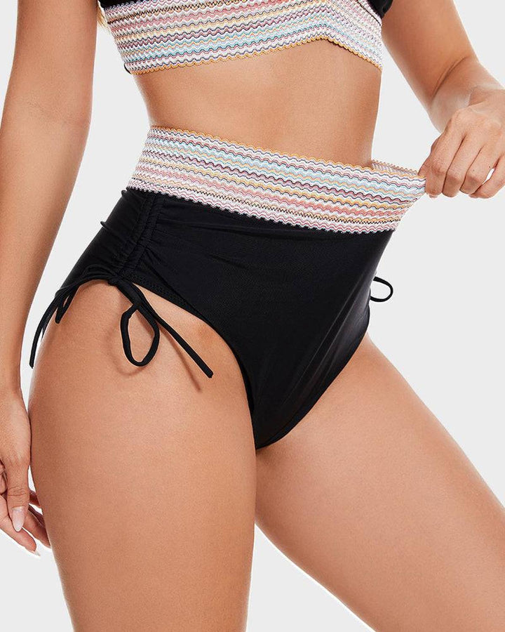 High-Waisted Tummy Control Bikini Set