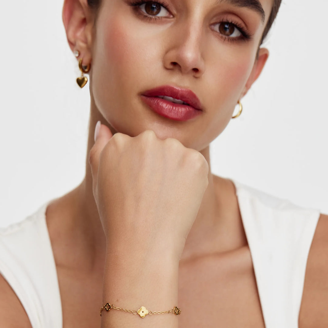 Dainty Clover Bracelet