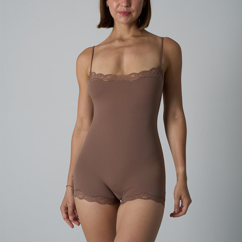 MARILYN™ - Chic Slim Seamless Spaghetti Strap Bodysuit