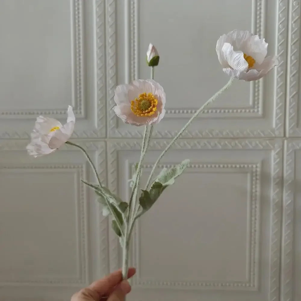 Artificial Poppy Silk Flowers