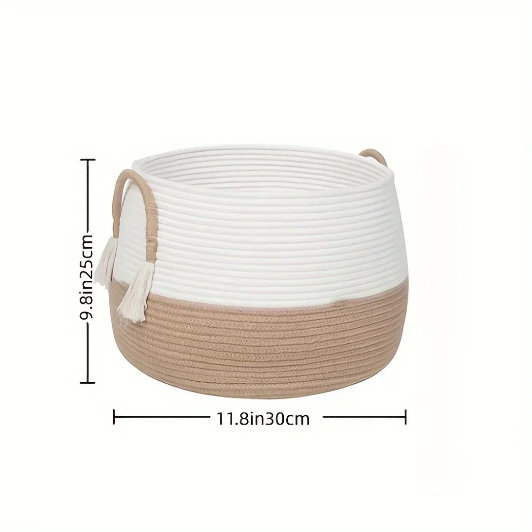 Hand-Woven Household Baskets Home Storage