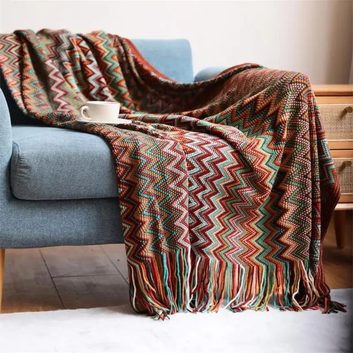 Chevron Inspired Throw Blankets