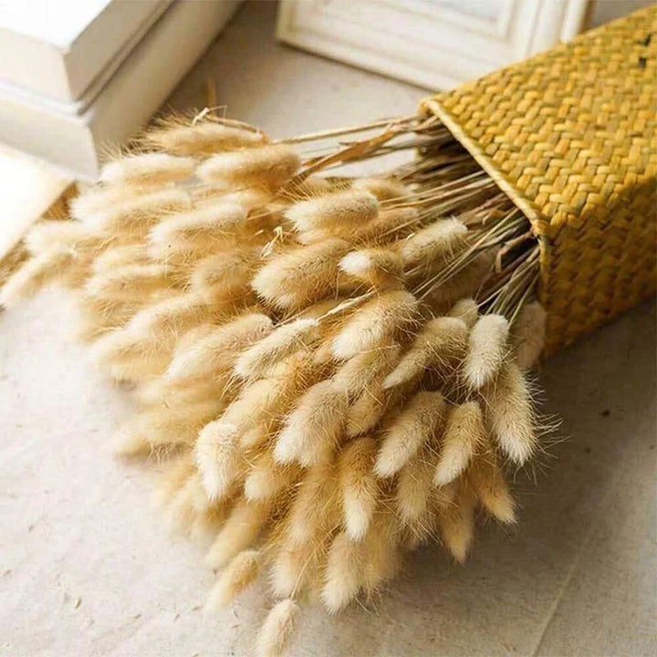 Natural Pampas & Dried Flowers Bouquet - 80pcs