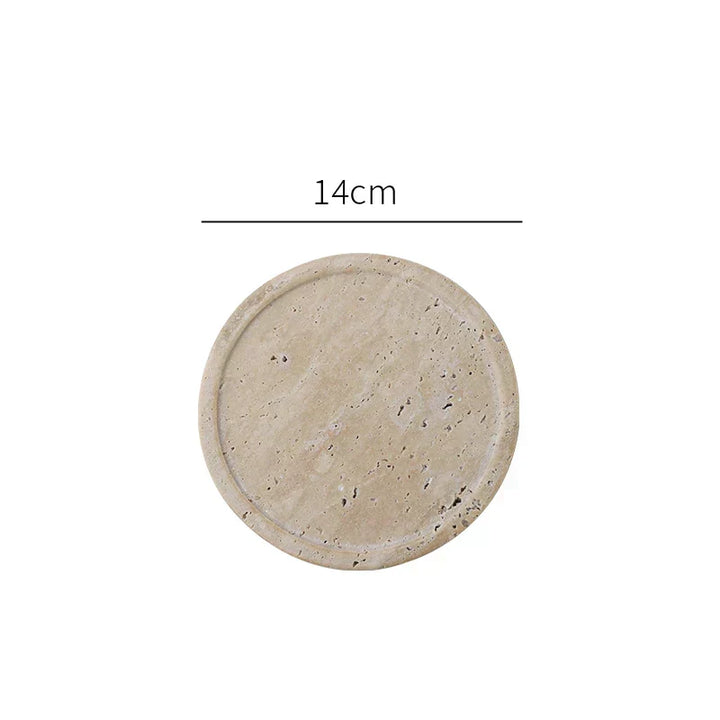 Minimalism Travertine Stone Vanity Tray