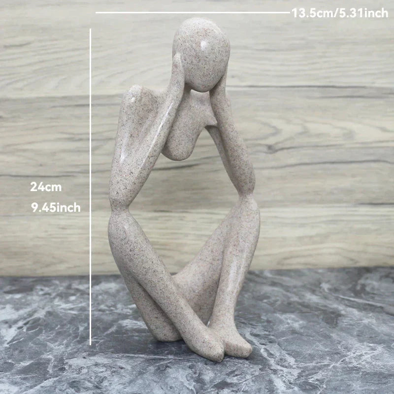The Thinker Abstract Statues