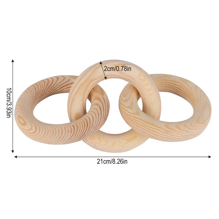 Wood Chain Link for Coffee Table Decor