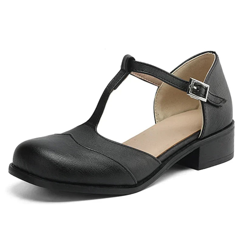 Margaux | Textured Leather Shoes