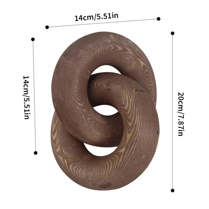 Wood Chain Decor for Coffee Table