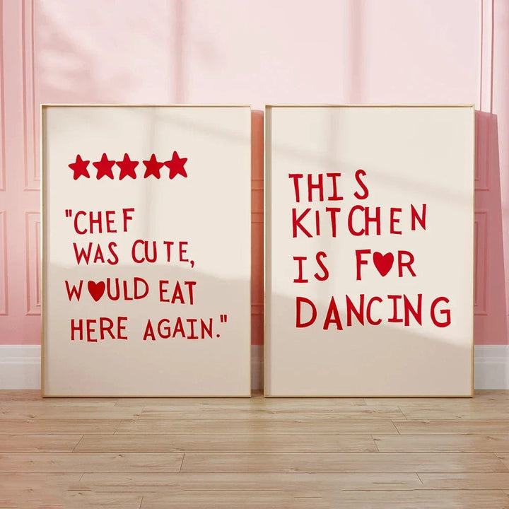 Red Hearts Poster