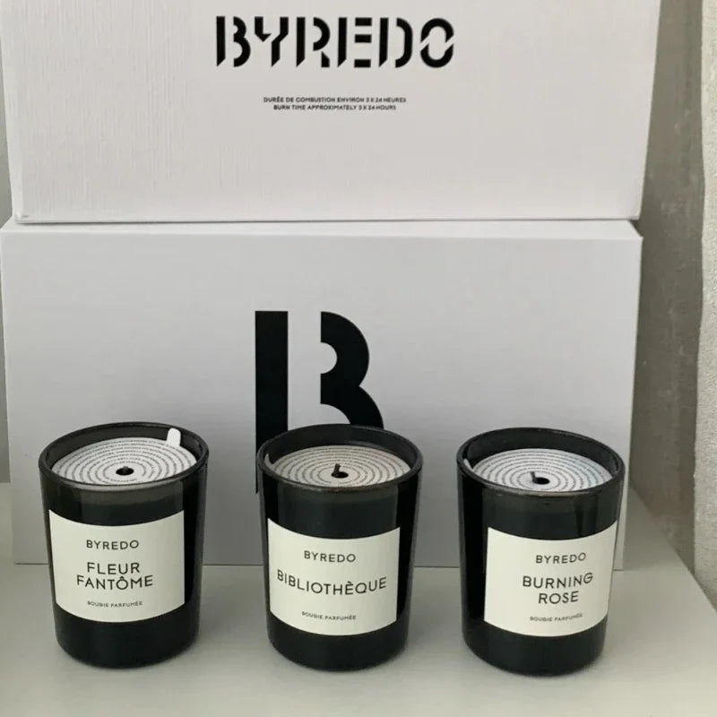 Byredo 3-Piece Set Bibliotheque Aromatherapy Candle