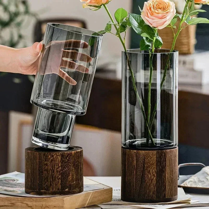Wooden European Vase