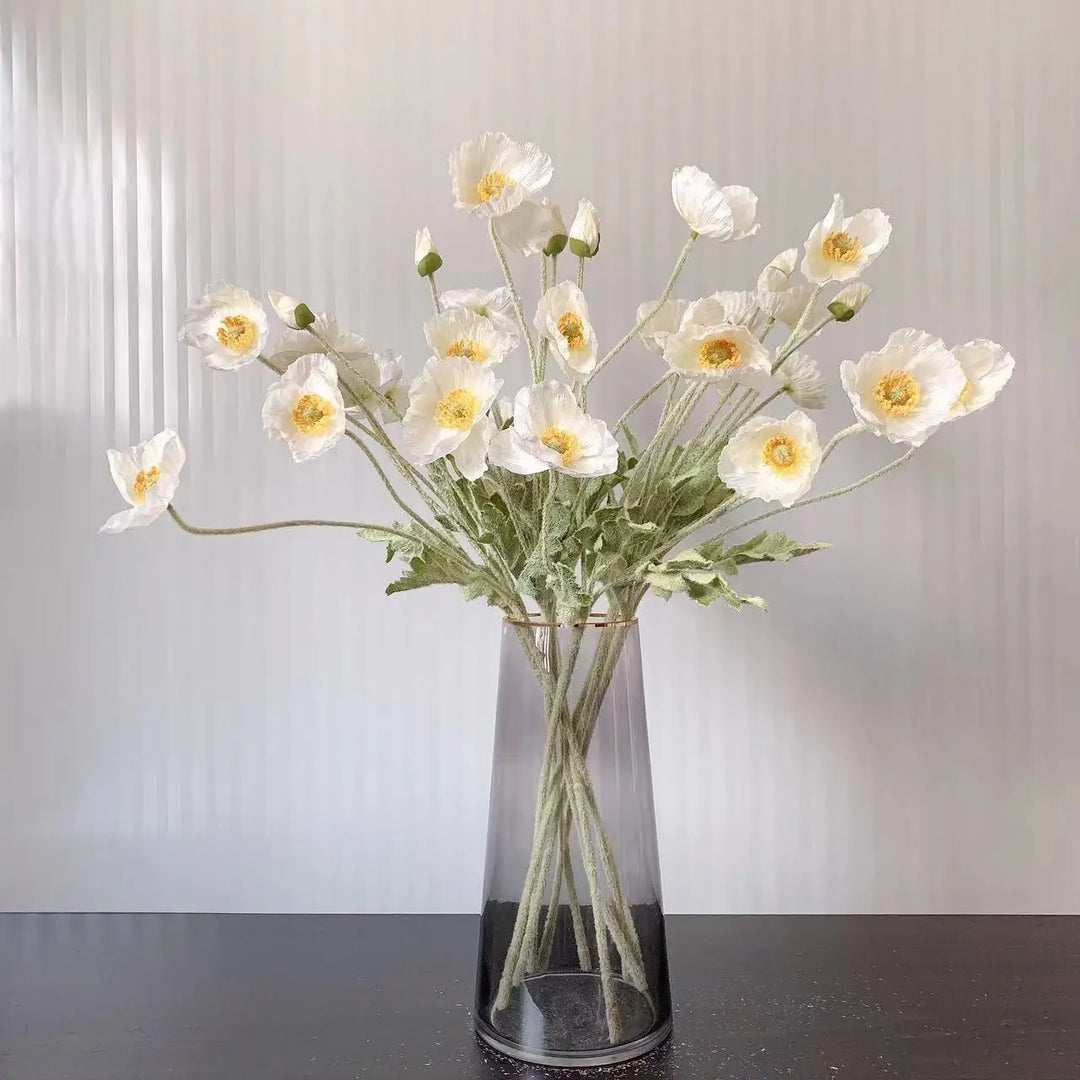 Artificial Poppy Silk Flowers