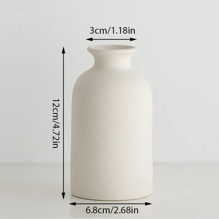 White Ceramic Vases