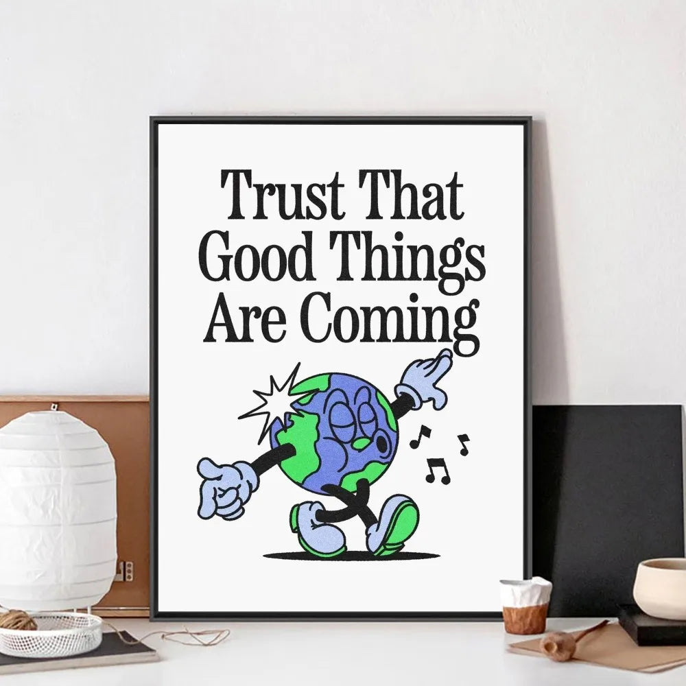 Optimistic Joyful Posters