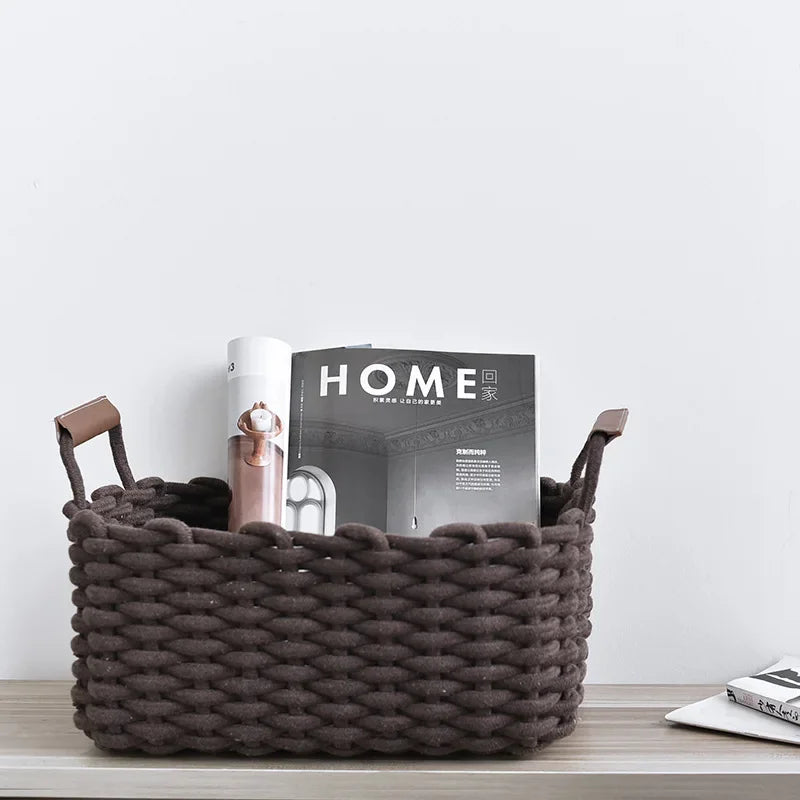 Cotton Rope Woven Baskets