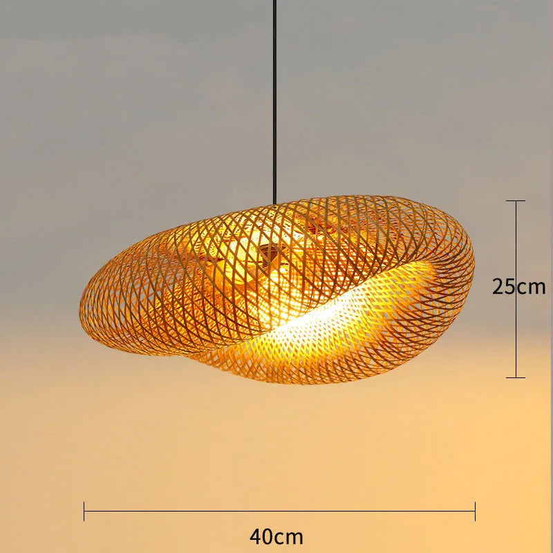 Bamboo LED Ceiling Light