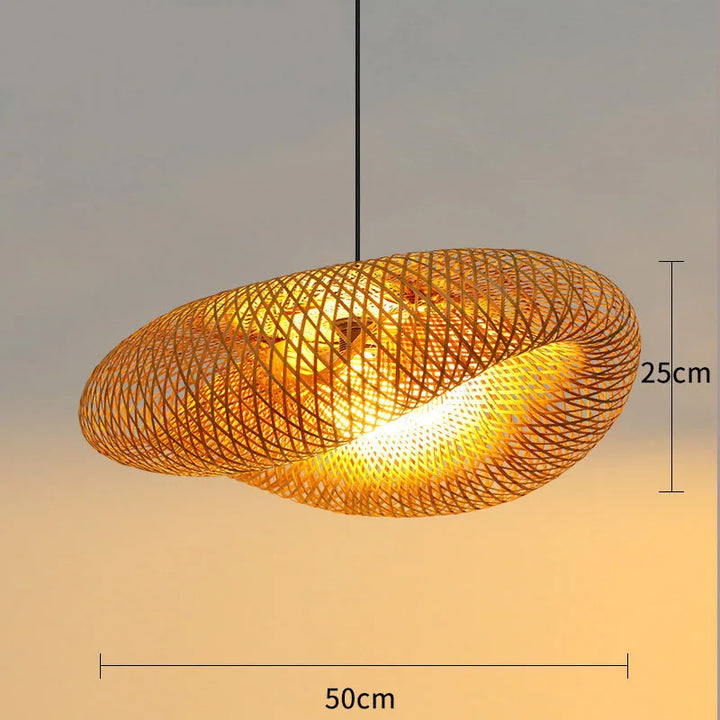Bamboo LED Ceiling Light