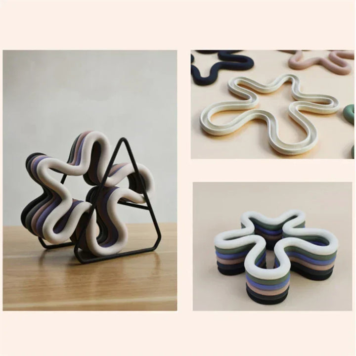 Heat Resistant Geometrical Silicone Mat