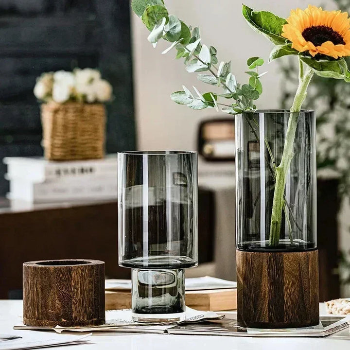 Wooden European Vase