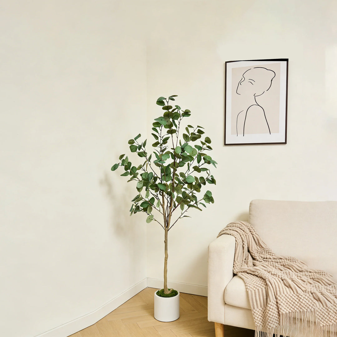 Faux Eucalyptus Tree