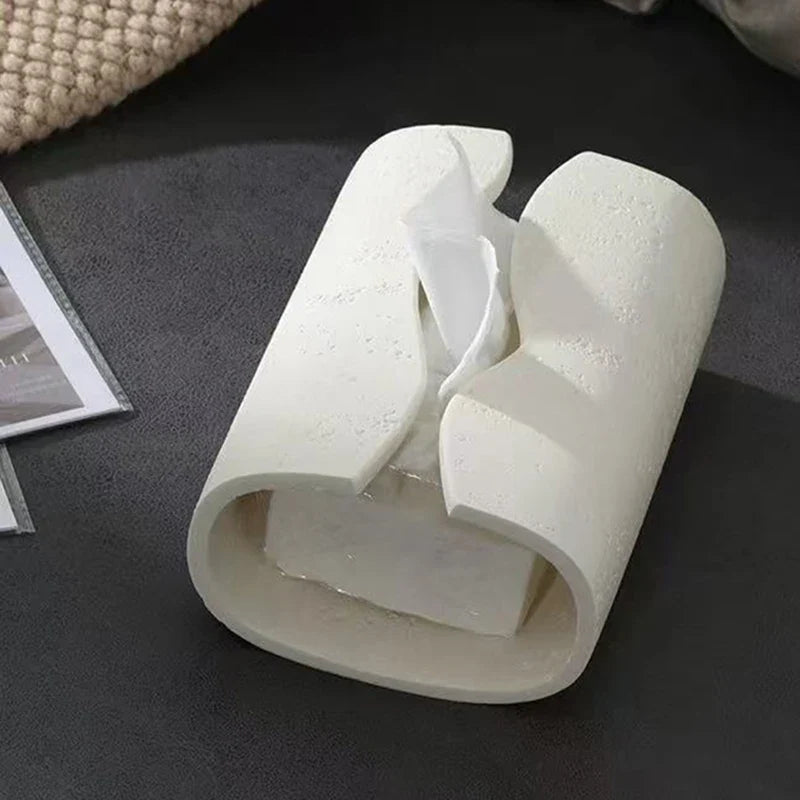 Travertine Tissue Holder