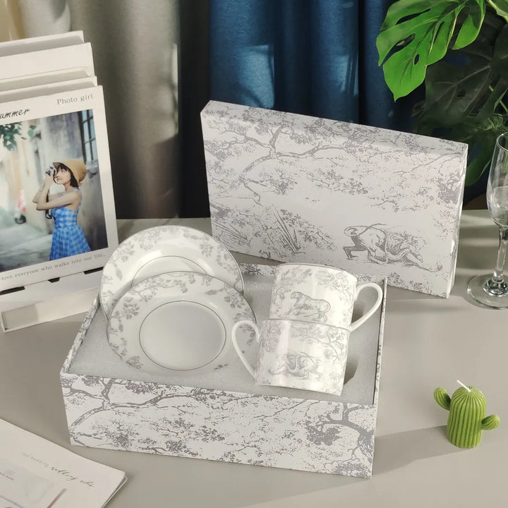 Christian Dior Toile de Jouy Teacup Sets & Dinnerware