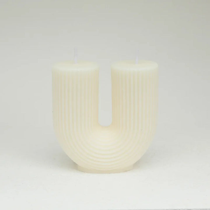 U-Shaped Geometric Scented Candle