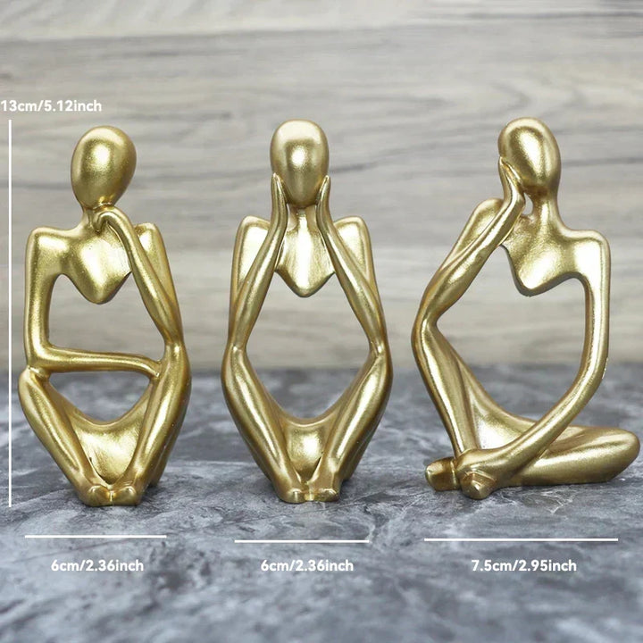 The Thinker Abstract Statues
