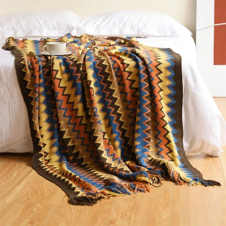 Chevron Inspired Throw Blankets