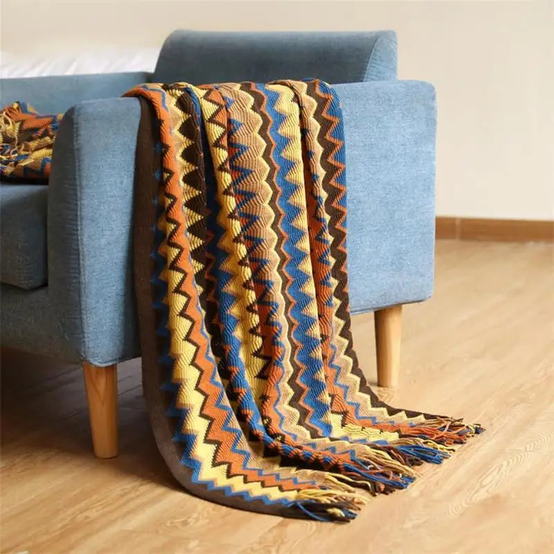 Chevron Inspired Throw Blankets
