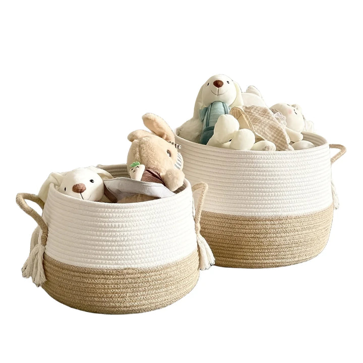 Hand-Woven Household Baskets Home Storage