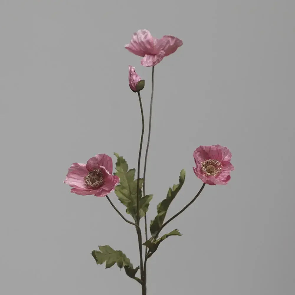 Artificial Poppy Silk Flowers
