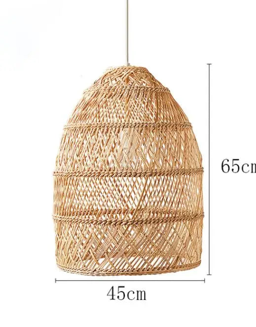 Bamboo Rattan Modern Pendant Light