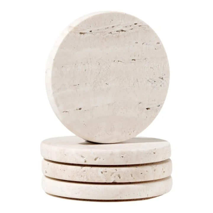 Natural Travertine Coasters