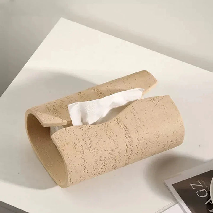 Travertine Tissue Holder