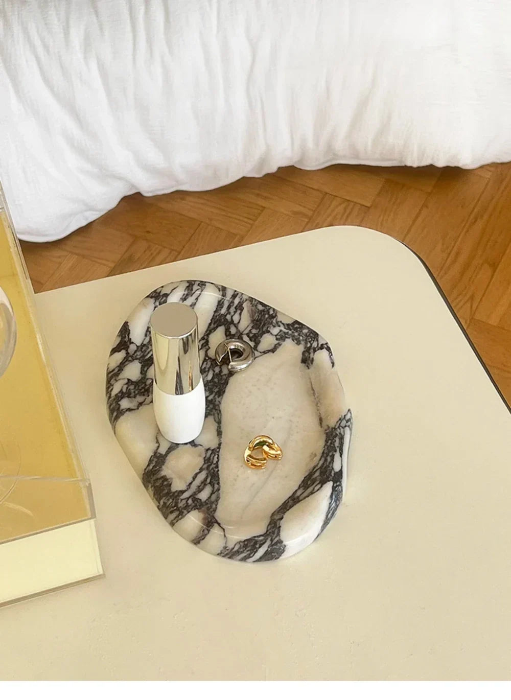 Natural Stone Calacatta Viola Marble Tray