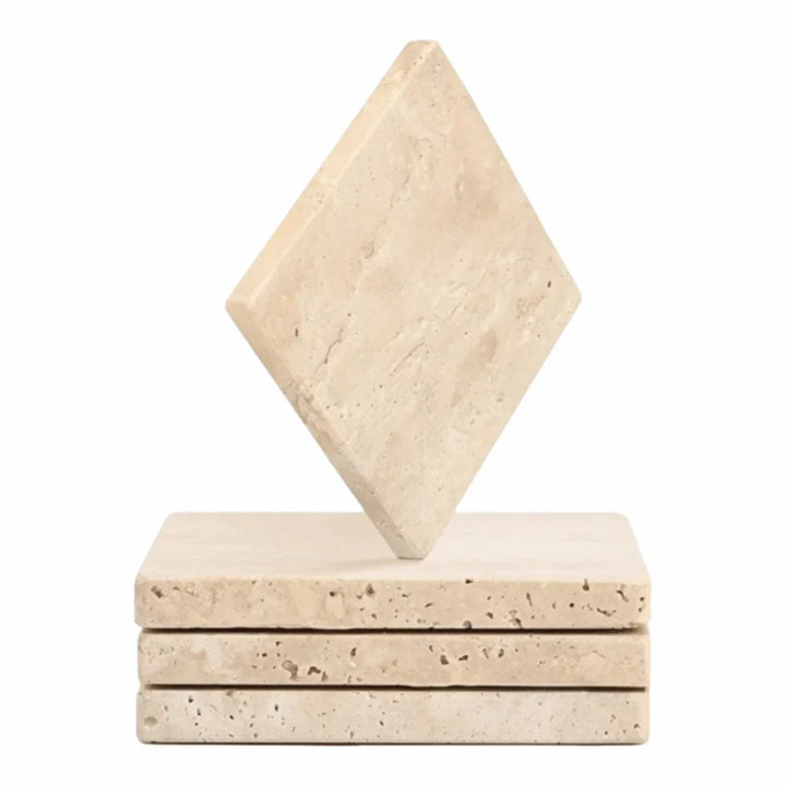 Natural Travertine Coasters