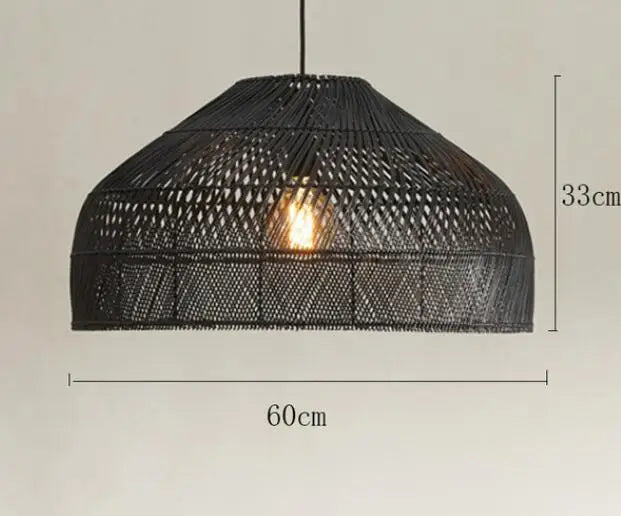 Bamboo Rattan Modern Pendant Light