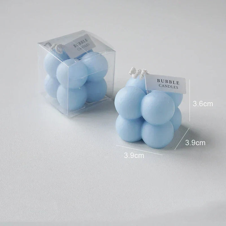 Handmade Scented Bubble Cube Candle