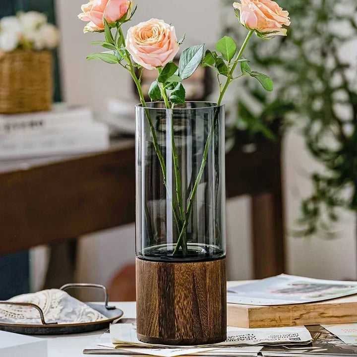 Wooden European Vase