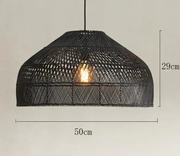 Bamboo Rattan Modern Pendant Light