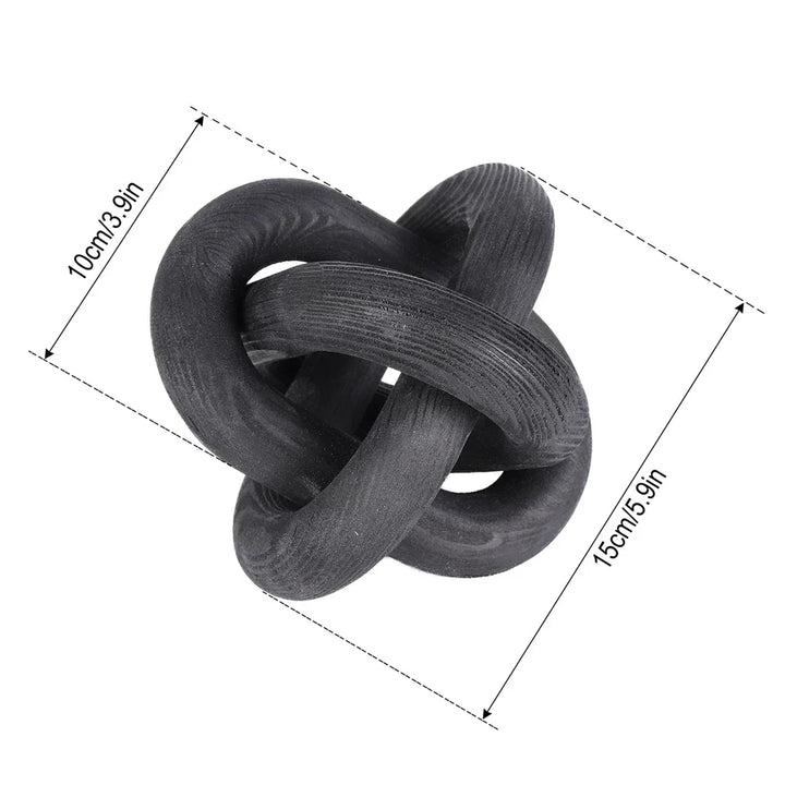 Wood Chain Link for Coffee Table Decor